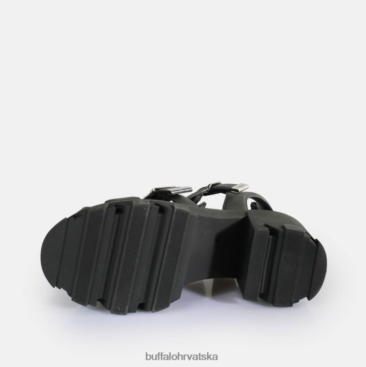 crno Buffalo riot trawl sandale s petom veganske |sandale TDD6T84